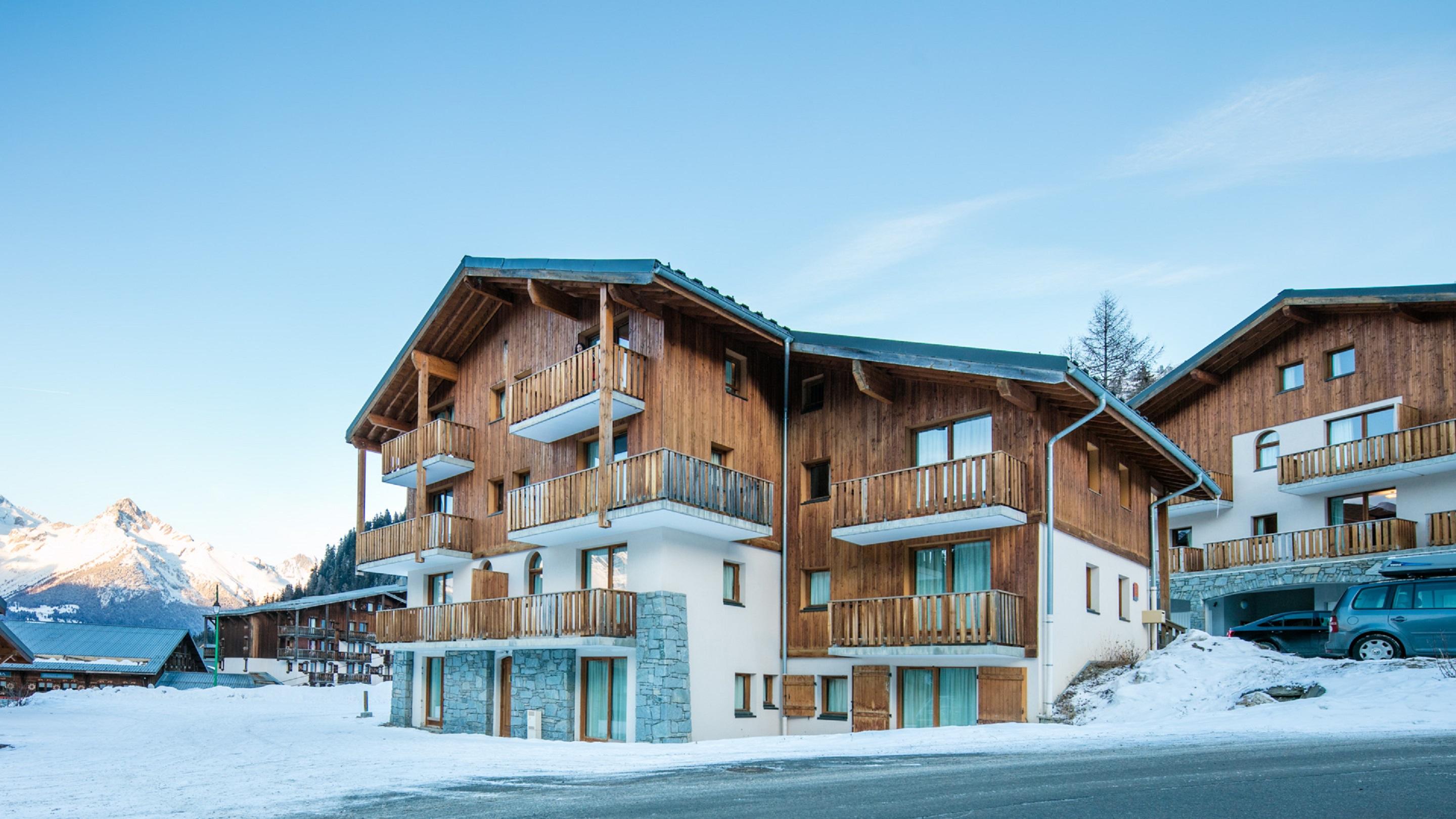 Residence Les Chalets De La Ramoure Valfrejus Exteriör bild